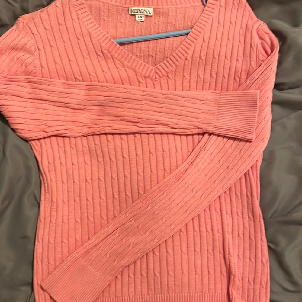 Pink sweater
